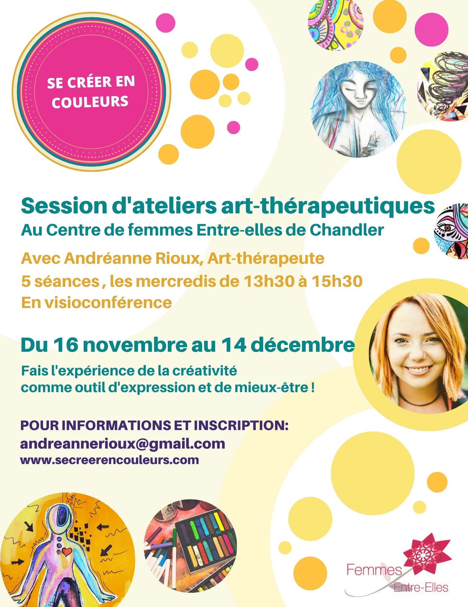 Session d'ateliers artthérapeutiques Ville de Chandler Une Mer de possibilités
