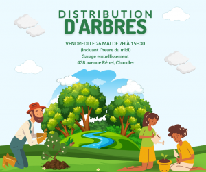 Distribution d'arbres